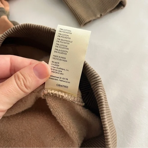 Free People Its A Vibe Printed Hoodie Sz M Floral Distressed Oversized Boho - Picture 6 of 14